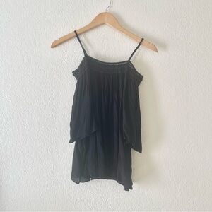 Forever 21 Black Cold Shoulder Blouse